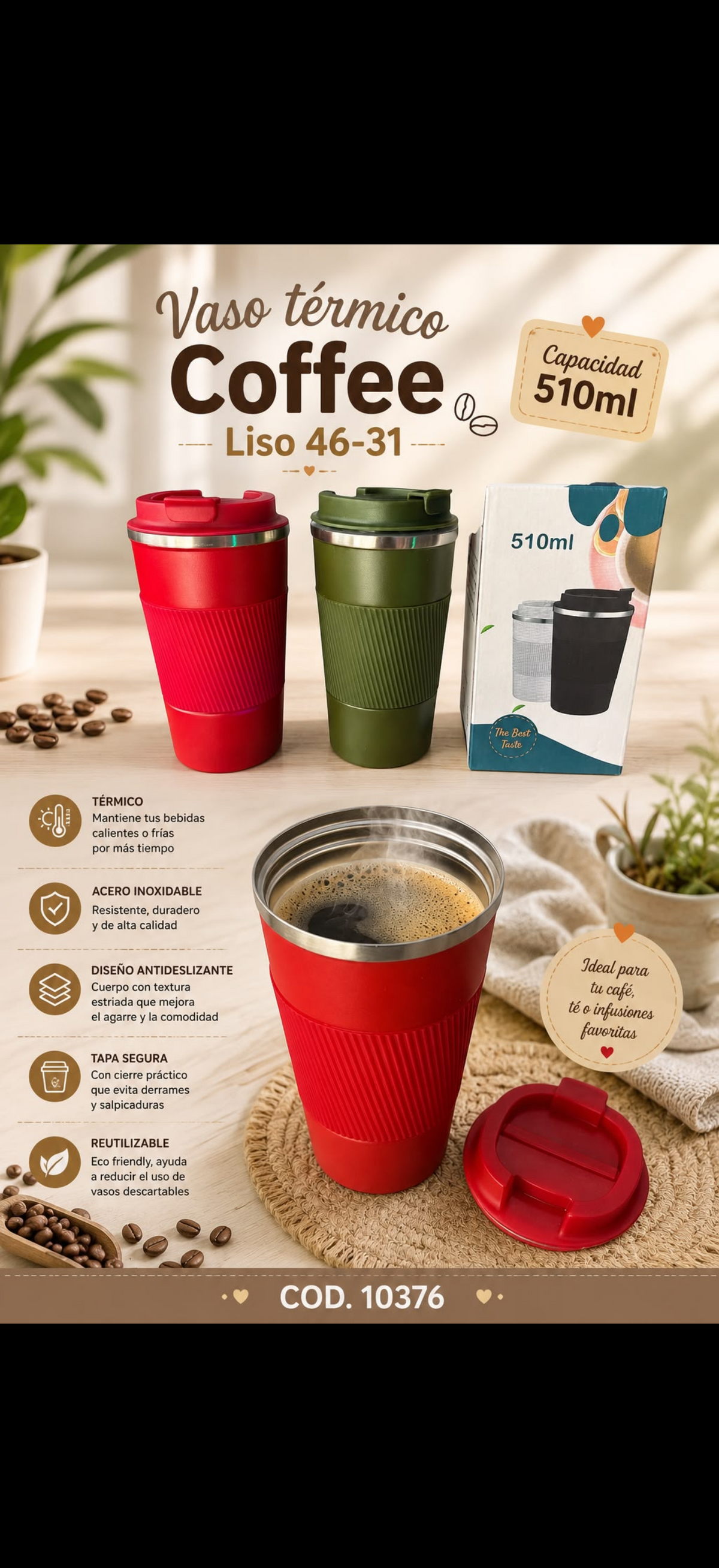 VASO TÉRMICO FRIO/CALOR